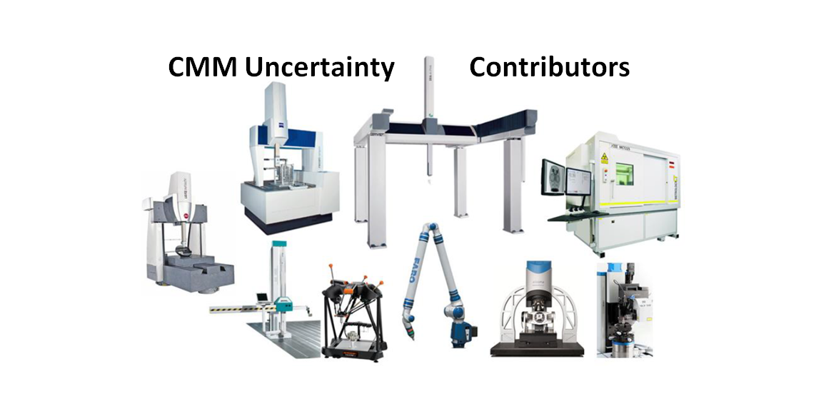 CMM measurement uncertainty estimation Relevant uncertainty contributors