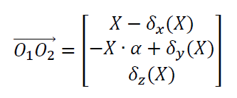 Error compensation for coordinate measuring instrument: The mathematical model of 3-axis coordinate measuring machine (CMM)