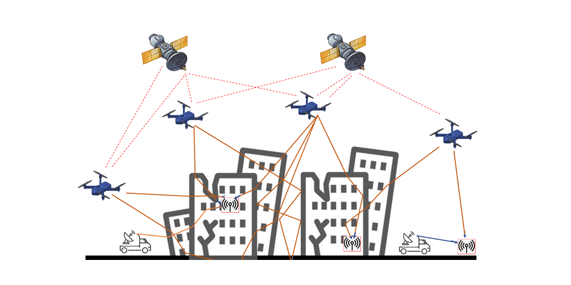 Low frequency radio navigation system for use in natural disaster situations