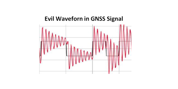 Evil waveform (EWF) in global navigation satellite system (GNSS) signal